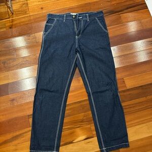 Pull&Bear Dark Blue Straight Jeans